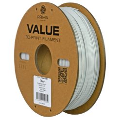 PrimaValue PLA+ filament 1,75 mm 1 kg Lys grå